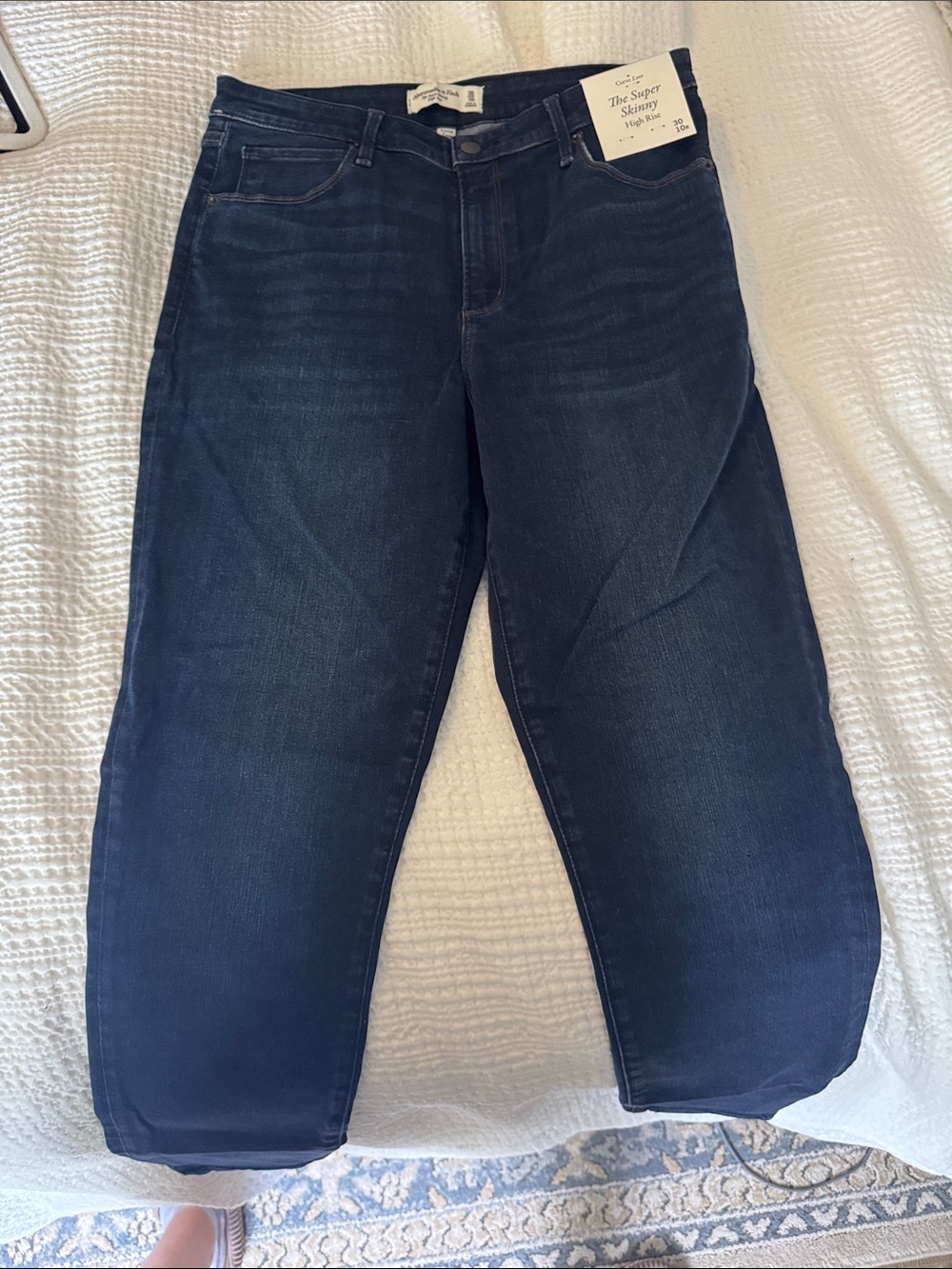 Abercrombie & Fitch Dark Blue Relaxed Men’s Jeans